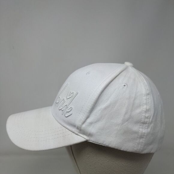 Bride Slideback Hat White One Size Adjustable Embroidered Miss to Mrs Faux Suede - Picture 3 of 9